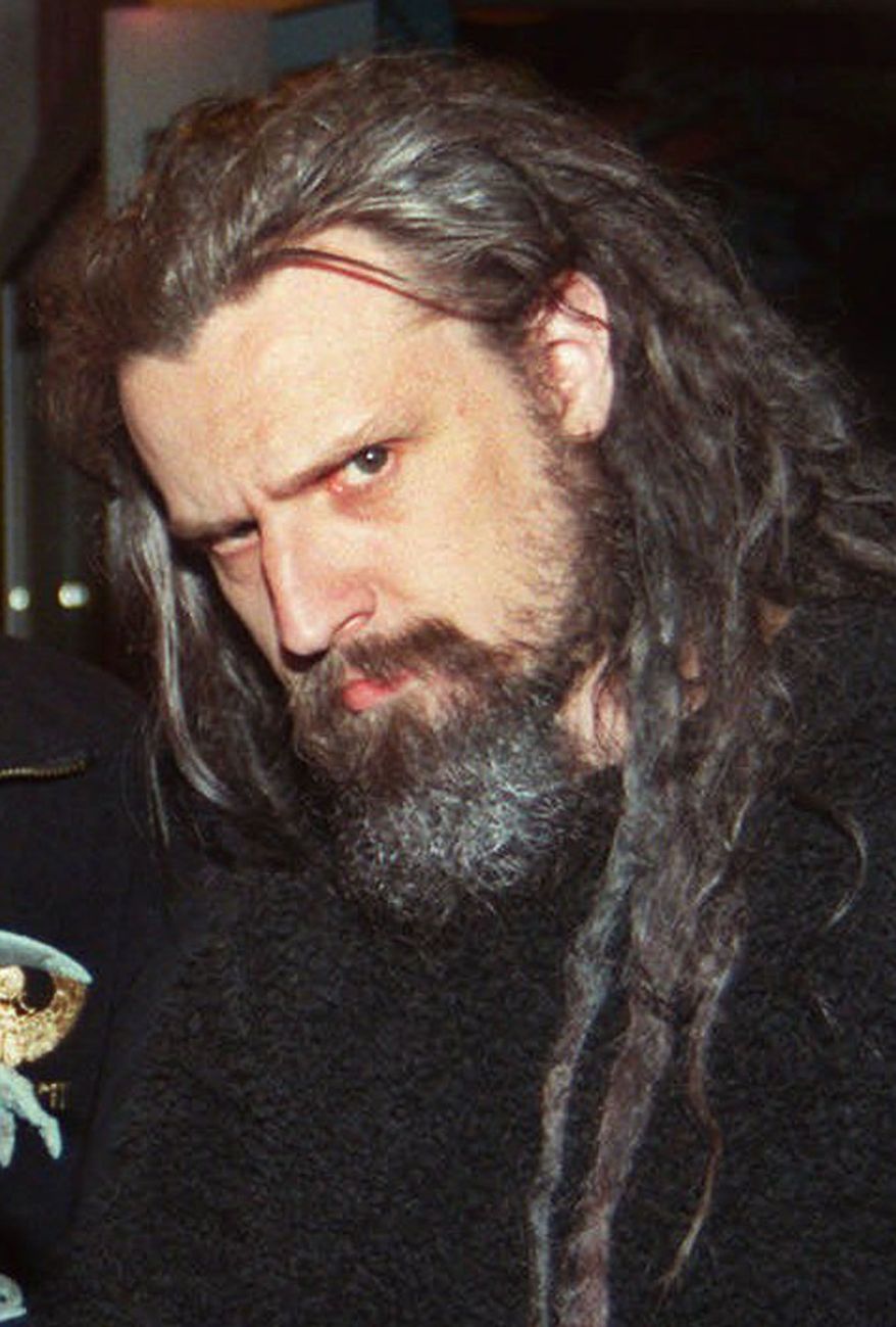 Rob Zombie
** FILE ** Rob Zombie is shown in this Oct 15, 1999 file photo in Universal City, Calif. Zombie will replace Rage Against the Machine on the main stage of the Ozzfest summer tour, concert planners said. Zombie fills the spot left open when Rage pulled out after lead singer Chris Cornell left the band. Ozzfest is scheduled to begin July 6, 2002, in Bristow, Va., and end Sept. 8 in Dallas. (AP Photo/Universal Studios, Michael Tweed, File)