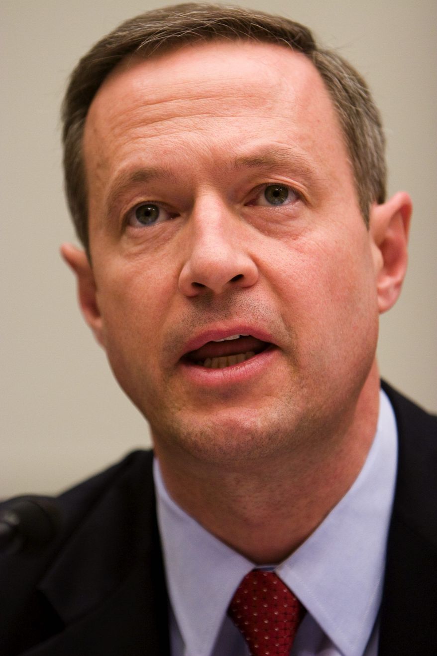 **FILE** Gov. Martin O'Malley