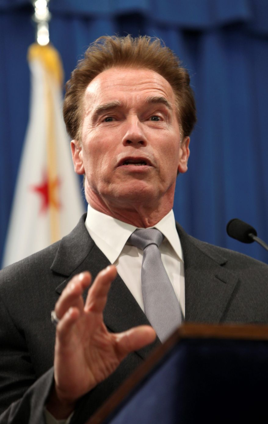 **FILE** California Gov. Arnold Schwarzenegger