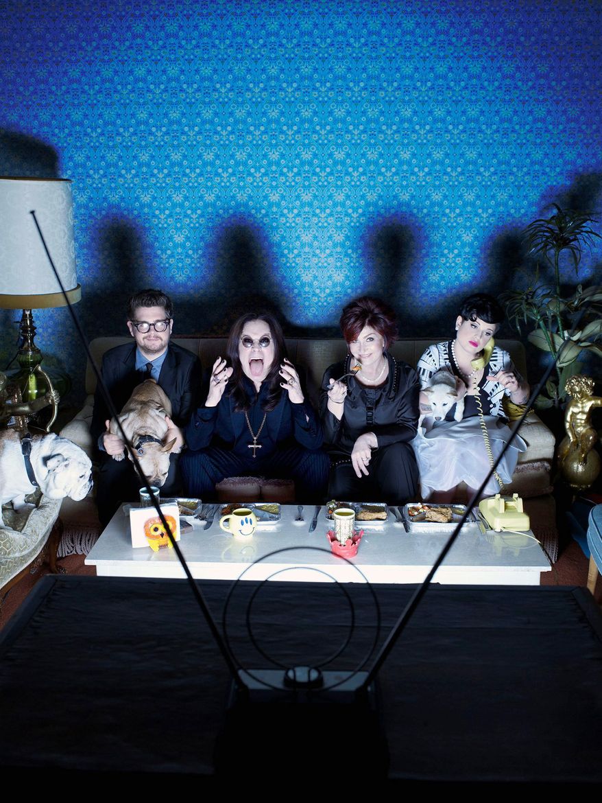 The first in a series of variety specials, "Osbournes: Reloaded" premiered in 2009 and starred (from the left) Jack, Ozzy, Sharon and Kelly Osbourne.