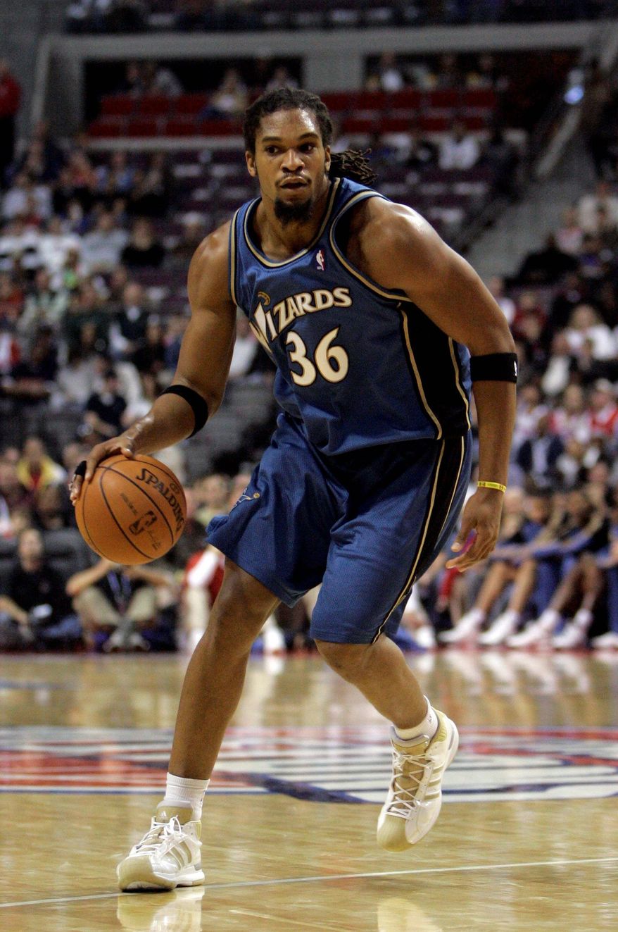 Former Washington Wizard Etan Thomas is doing his part to be a positive influence on fatherhood. (Associated Press)