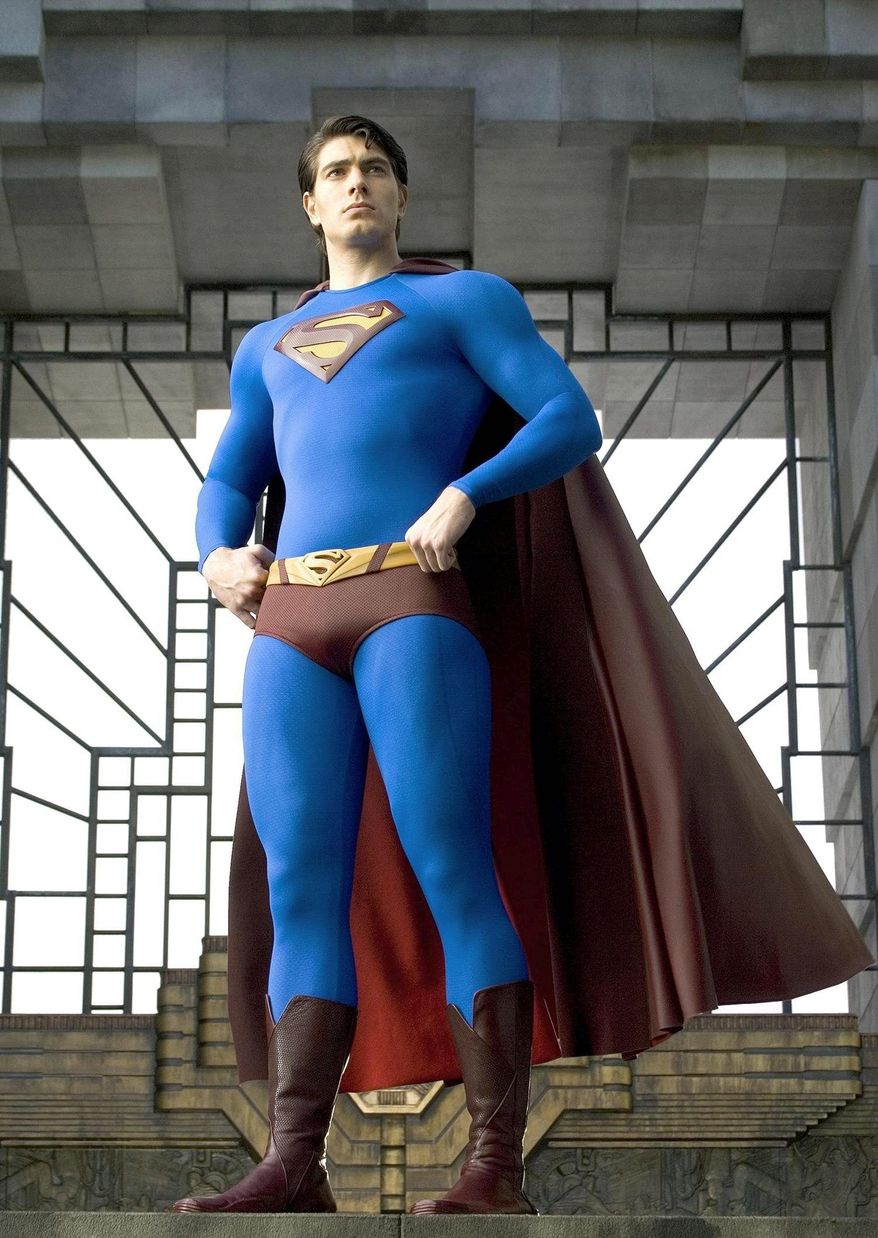 Brandon Routh fights for "Truth, justice, and all that stuff" in "Superman Returns."