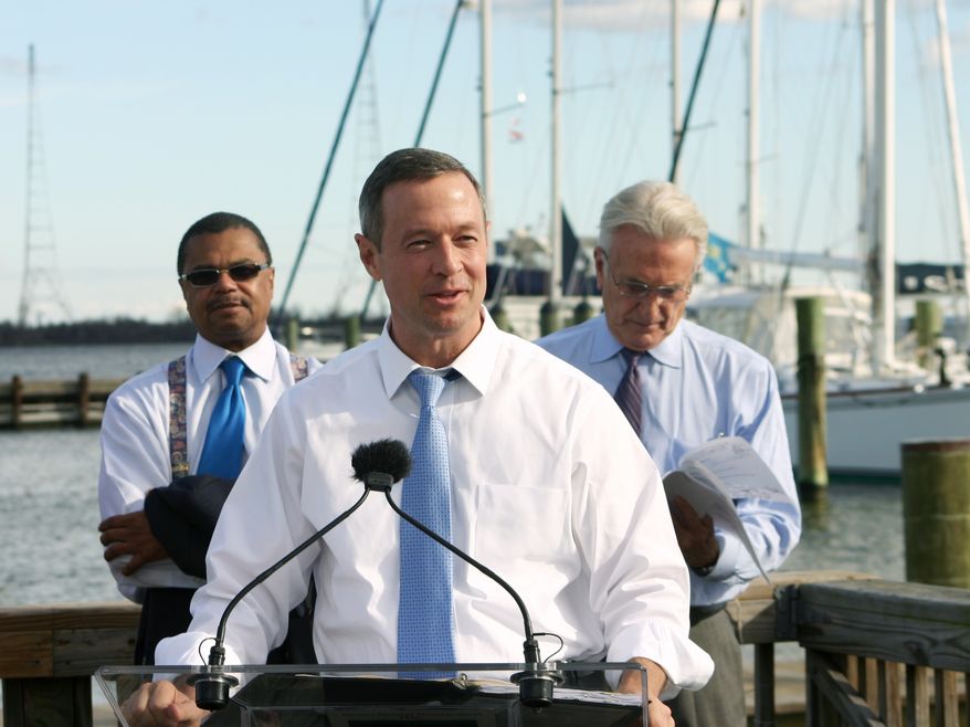 **FILE** Maryland Gov. Martin O'Malley (Associated Press)