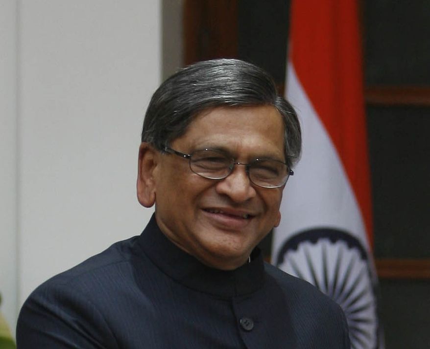 **FILE** Indian Foreign Minister S.M. Krishna (Associated Press)