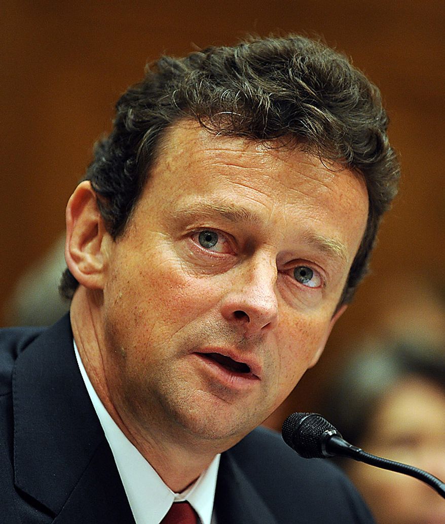 BP CEO Tony Hayward testifies before the House Energy and Commerce Oversight and Investigations Subcommittee regarding BP's Deepwater Horizon oil rig explosion and oil spill on Capitol Hill in Washington on June 17, 2010. UPI/Roger L. Wollenberg