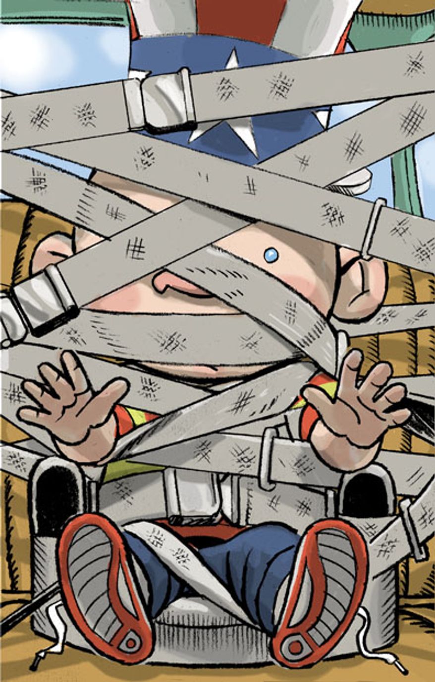 Illustration: Regulations by Alexander Hunter for The Washington Times
