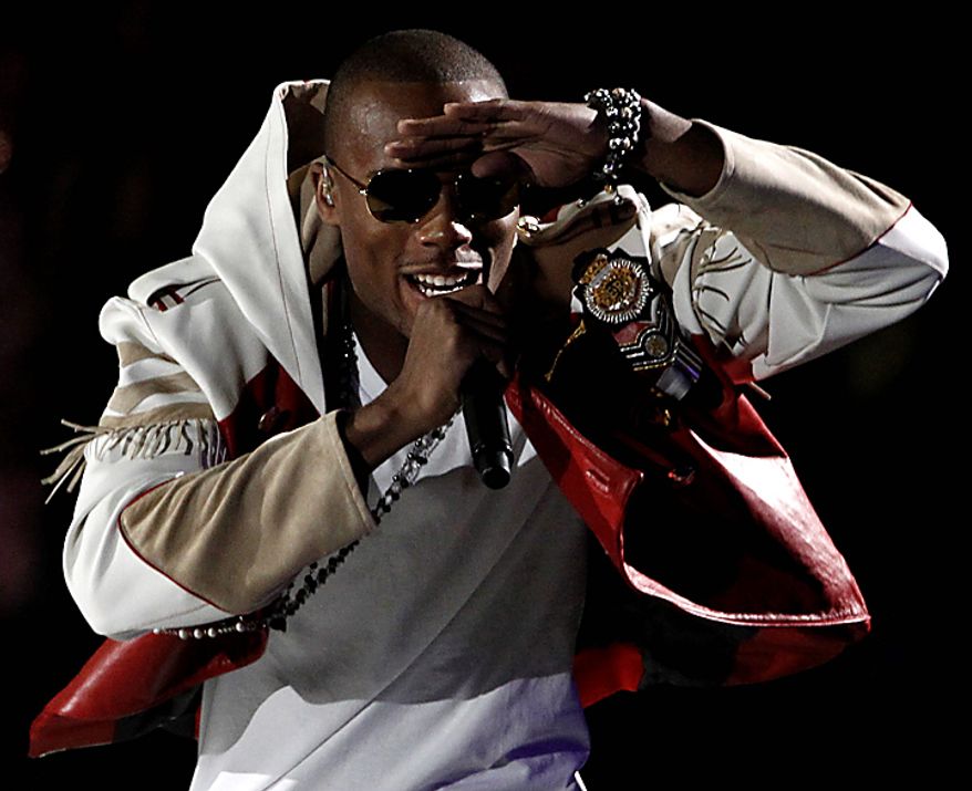 B.o.B. performs at the MTV Video Music Awards on Sunday, Sept. 12, 2010 in Los Angeles. (AP Photo/Matt Sayles)