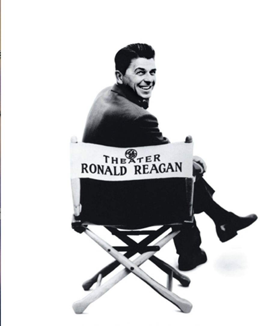 What was once dignified primetime TV: Ronald Reagan and "General Electirc Theater." (Photo from General Electric)