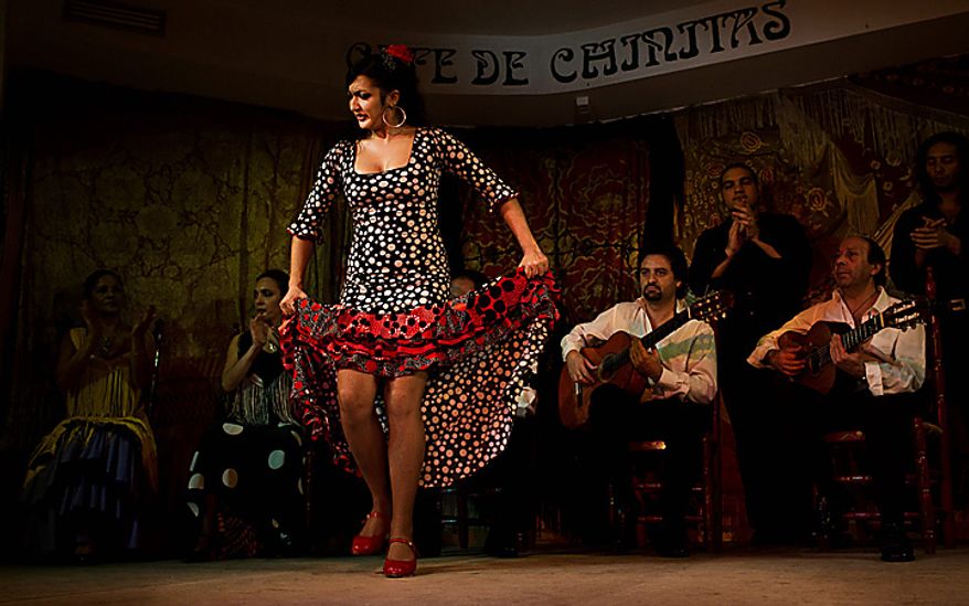 In this photo taken on Saturday, Nov. 13, 2010, flamenco dancer Sole performs in the renowned Cafe de Chinitas Tablao Restaurant in Madrid. Spain's flamenco dance is among 51 proposals to be considered for inclusion on two UNESCO intangible cultural heritage lists. The Paris-based U.N. organization said that Tuesday Nov. 16 meeting in Nairobi, Kenya, will determine which of the proposals make the final cut. Thirty-one countries on four continents fielded proposals. (AP Photo/Victor R. Caivano)