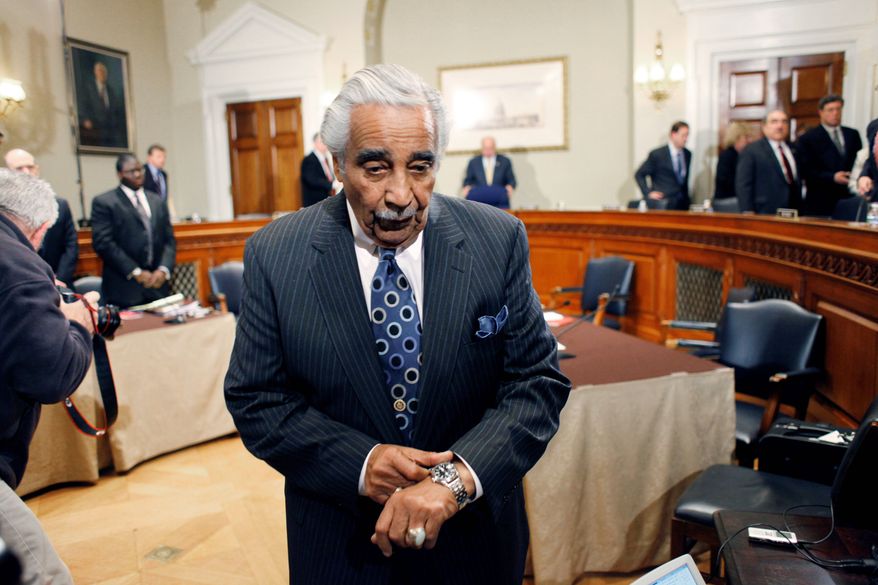 ASSOCIATED PRESS
Rep. Charles B. Rangel, New York Democrat, apologized to his colleagues for the two-year ethics investigation ordeal.