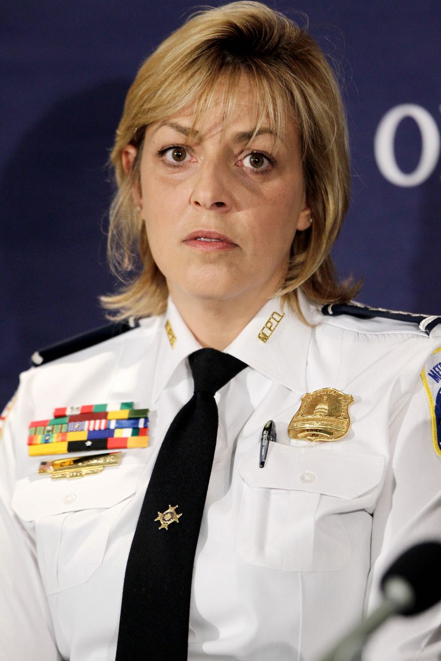 Could the city's annual homicide toll fall below 100? D.C. police Chief Cathy L. Lanier says, "Yes, and we're going to do it." (Associated Press)