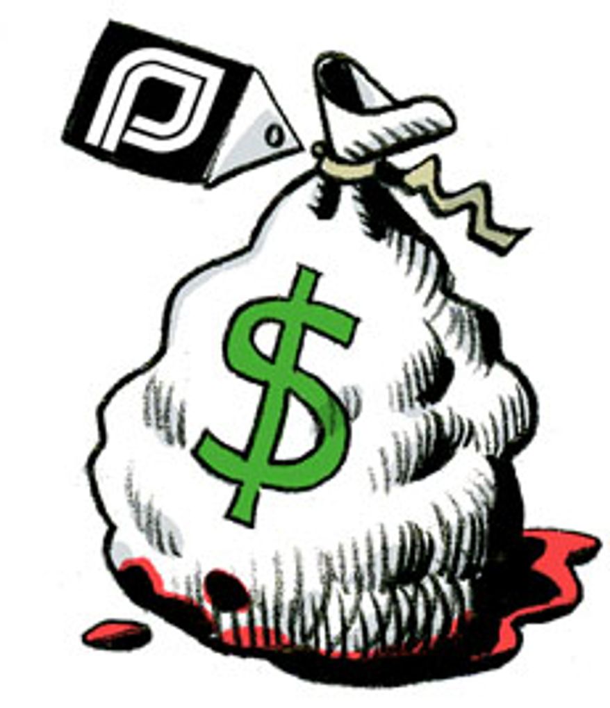 Illustration: Planned Parenthood by Alexander Hunter for The Washington Times