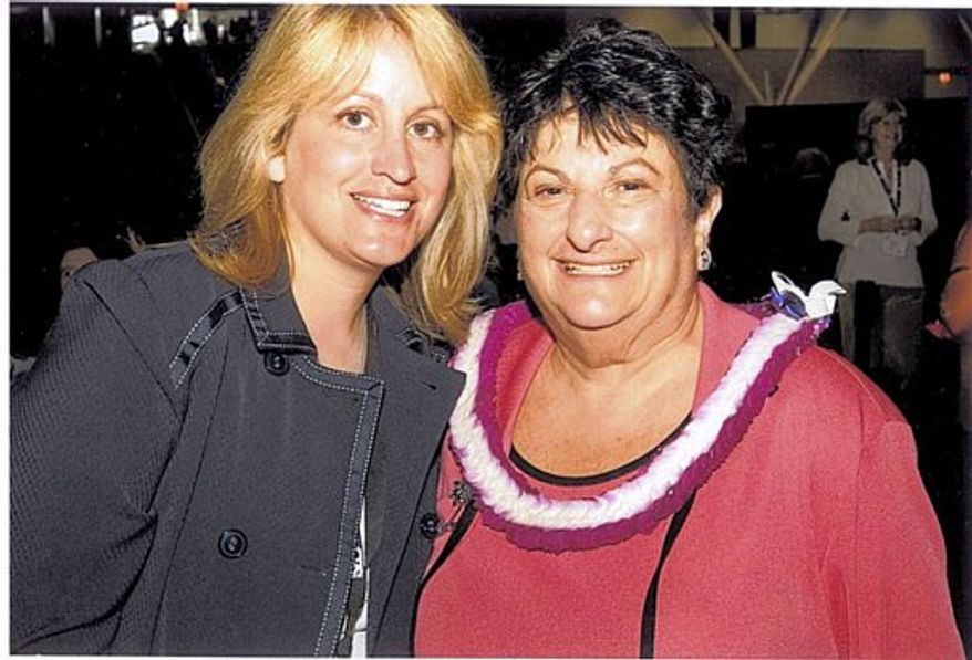 This undated handout photo provided by the Moore family shows retired Pittsburgh oncology nurse Pearl Moore, right, with her daughter Cheryl. Cheryl Moore's experience watching her mother's painful cancer death persuaded her to make her own living will, and give a copy to her daughter, while she is still healthy. New guidance to cancer doctors says they need to be more candid with advanced cancer patients about when it's time for that kind of end-of-life planning, so they can better choose how to spend their remaining time. (AP Photo/Moore Family)