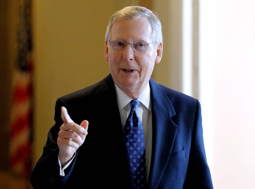 ** FILE ** Senate Minority Leader Mitch McConnell, Kentucky Republican (Associated Press)