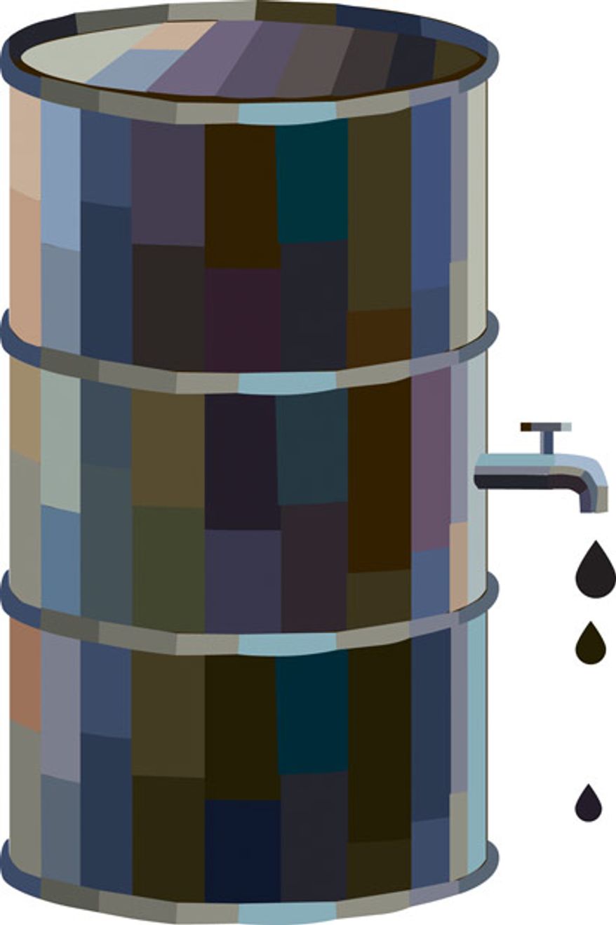 Illustration: Oil by Linas Garsys for The Washington Times