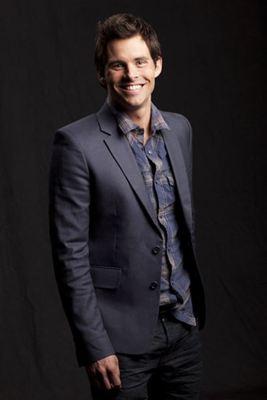In this March 19, 2011 photo, actor James Marsden, from the film, "Hop," is shown during a press preview in Universal City, Calif. (AP Photo/MJ Kim)
