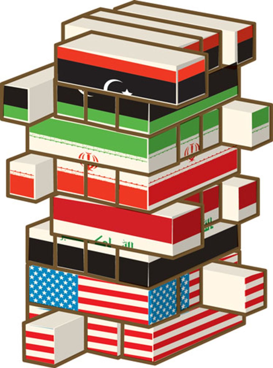 Illustration: Diplomacy by Linas Garsys for The Washington Times
