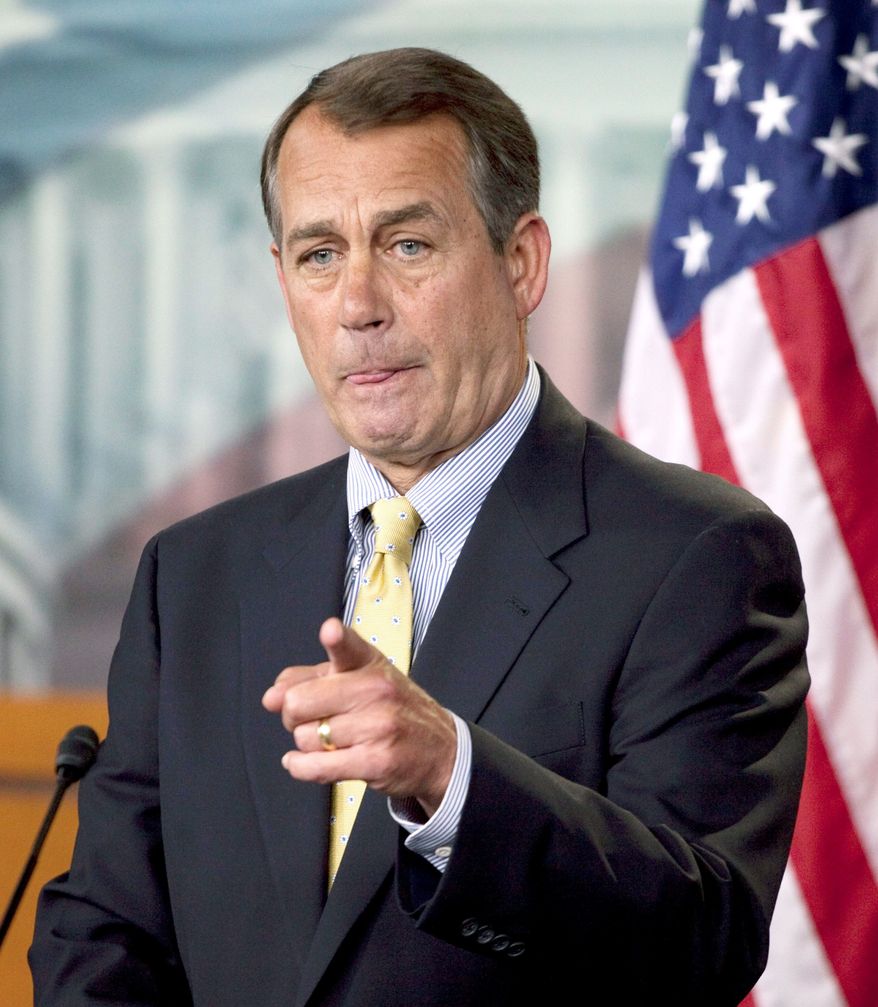 Associated Press
House Speaker John A. Boehner said Thursday, "The sooner we begin to create more American energy, the sooner we'll be able to lower the prices."