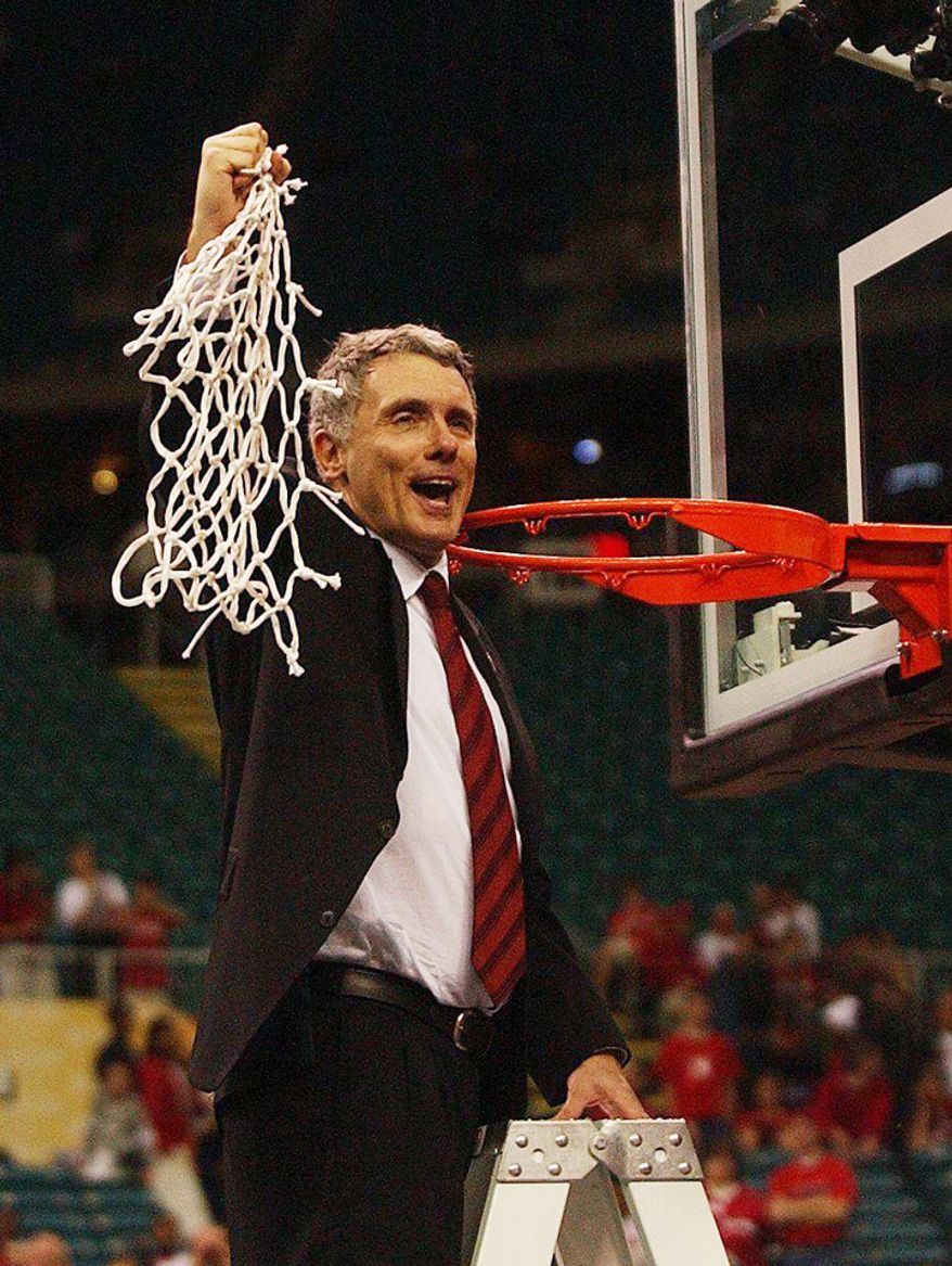 'IT'S THE RIGHT TIME': Gary Williams' firebrand style of coaching defined Maryland basketball since he arrived in College Park in 1989. (The Washington Times)