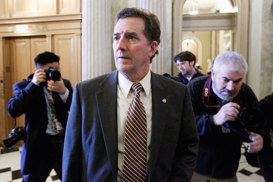 Conservative activists are pressing Senate Republican leaders to tap Sen. Jim DeMint for an open seat on the Finance Committee. (Associated Press)