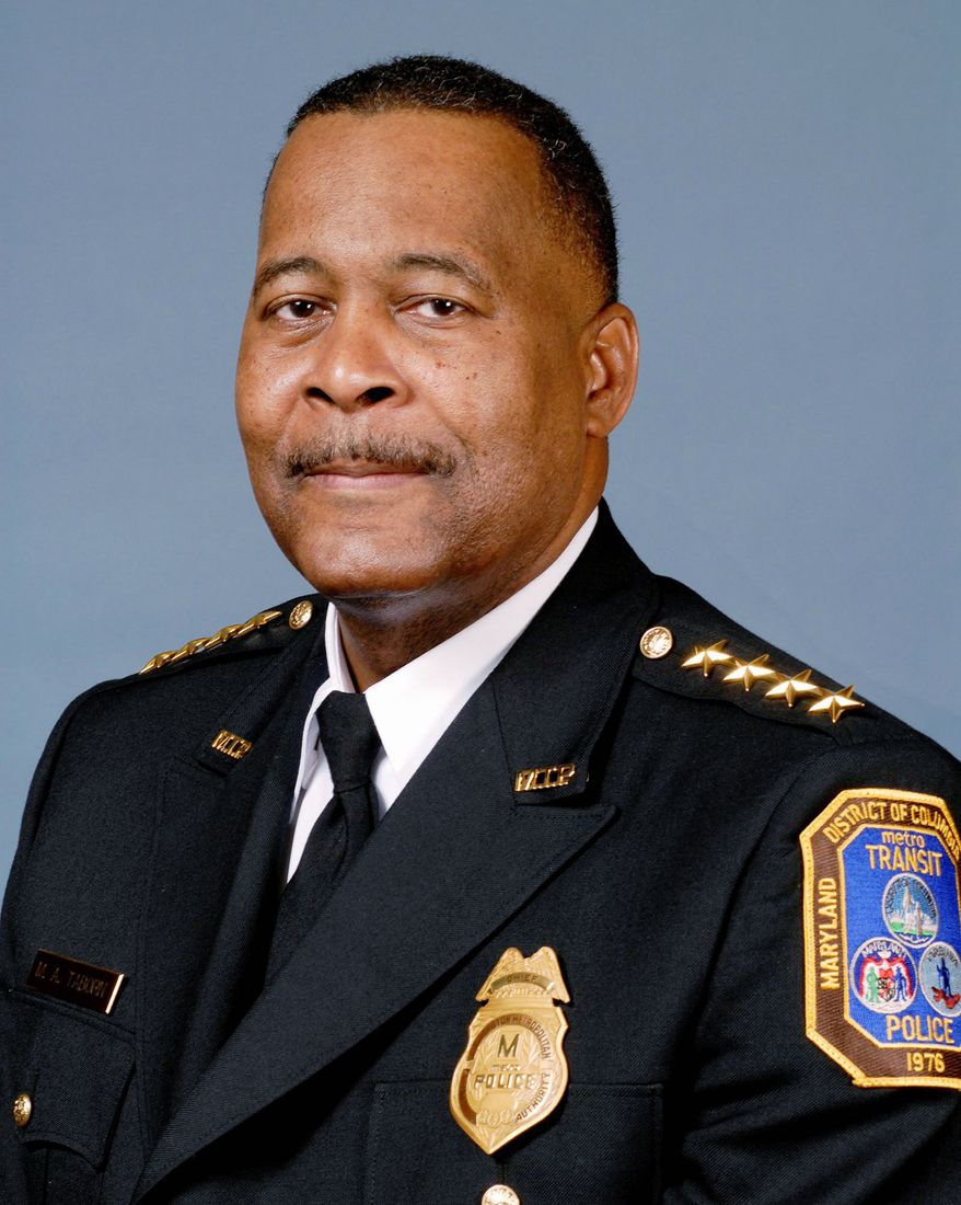 PROVIDED BY WMATA
Metro Transit Police Department Chief Michael Taborn