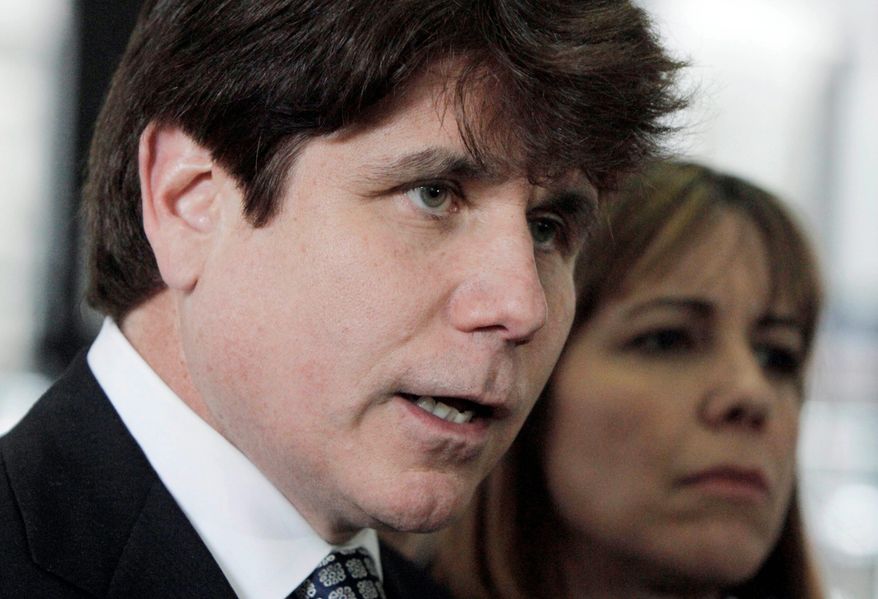 Former Illinois Gov. Rod R. Blagojevich on Tuesday continued to deny all claims of wrongdoing against him, saying he never withheld money from a children's hospital or tried to shake down a builder in exchange for campaign cash. (Associated Press)