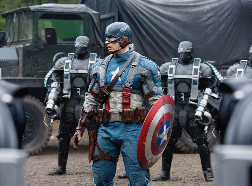 MARVEL ENTERTAINMENT
"Captain America: The First Avenger" is one of four movies opening this summer featuring a superhero.