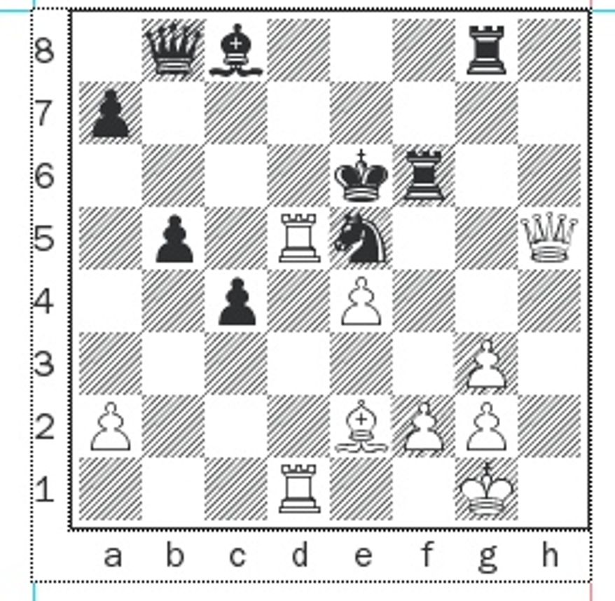 Anand-Shirov after 31...Rf6.