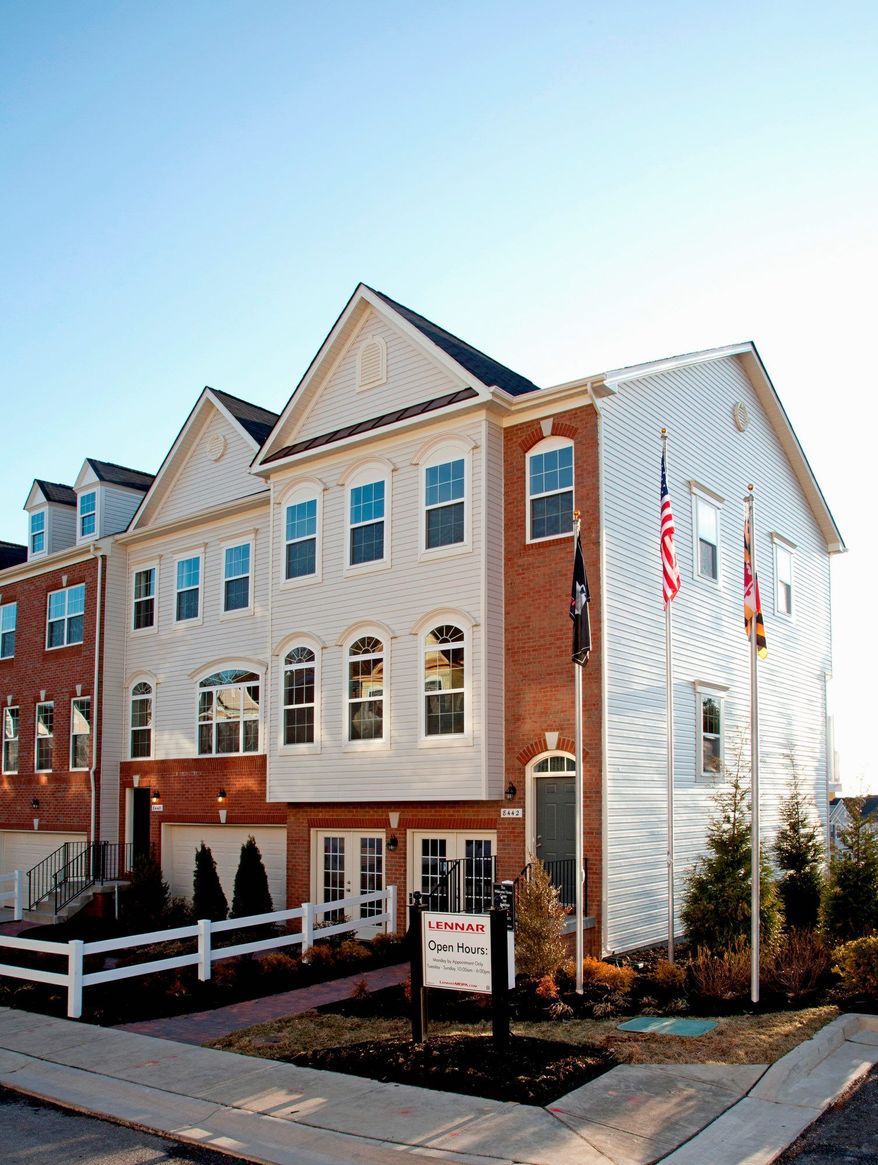 Lennar is building 258 town homes at Fieldstone in Laurel near Arundel Mills mall. The Kentwell model has 2,125 finished square feet, with base prices from $339,990 to $355,990.