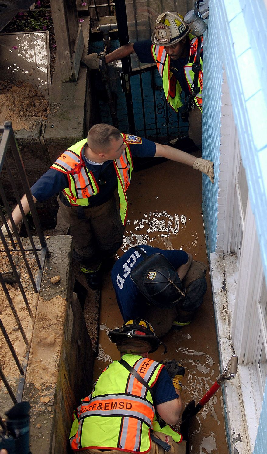 ** FILE PHOTO ** D.C. Firefighters