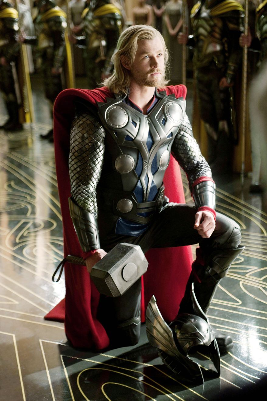 Chris Hemsworth as Thor. (Associated Press)