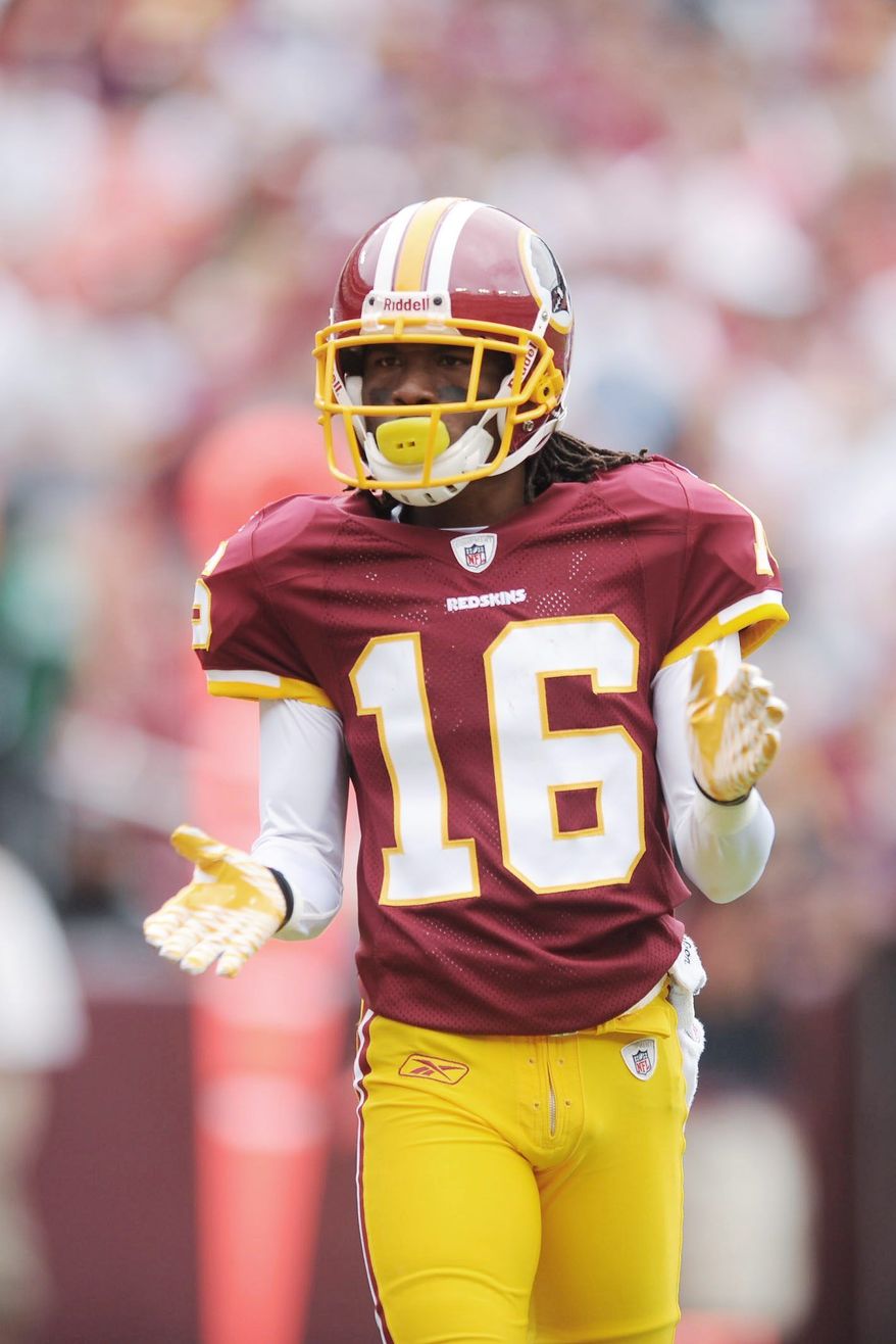 Redskins wide receiver and return-specialist Brandon Banks is a threat to take any kick back for a touchdown. (Andrew Harnik/The Washington Times)
