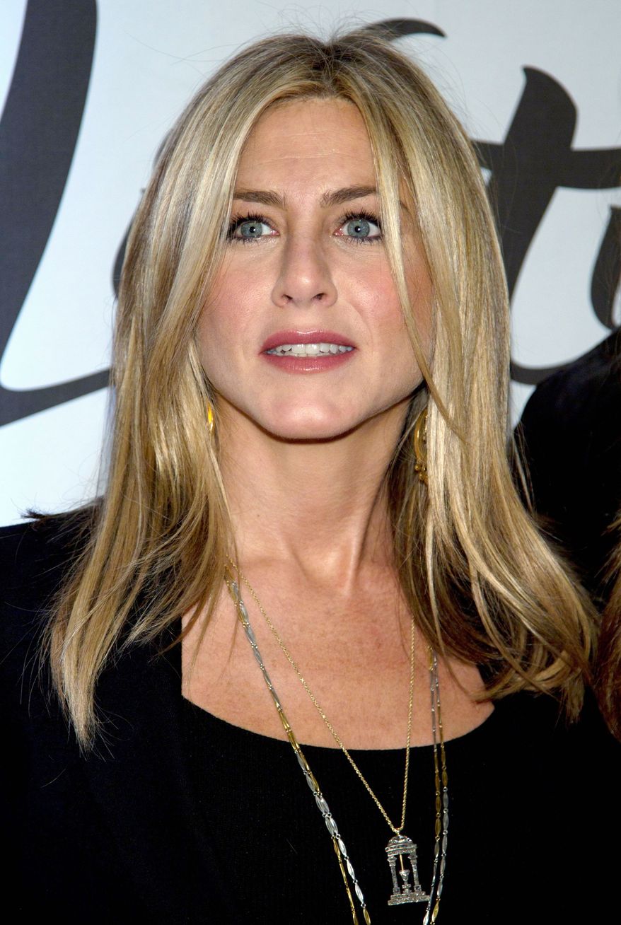 Jennifer Aniston said she threw a chair at a director because of the way he treated a script supervisor. (Associated Press)