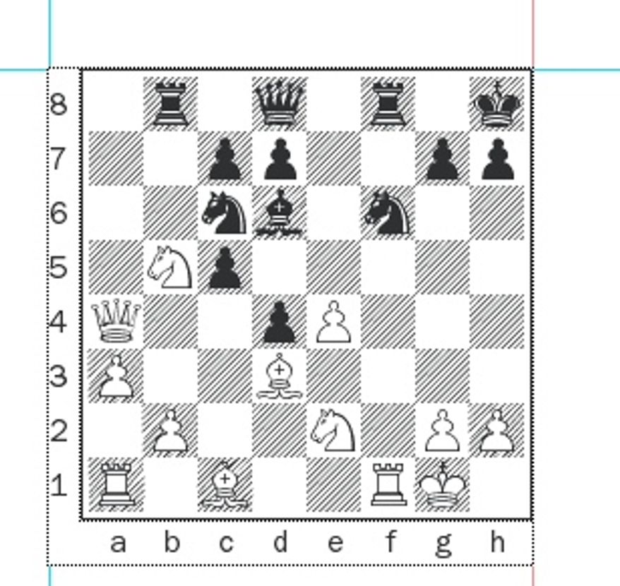 Sarkar-Shabalov after 17. Qa4.