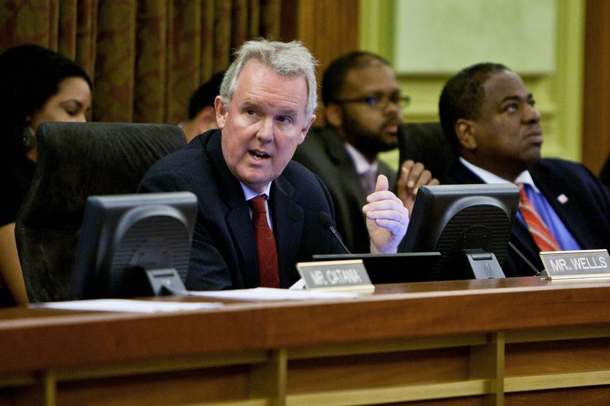 ** FILE ** D.C. Council member Tommy Wells (T.J. Kirkpatrick/The Washington Times)