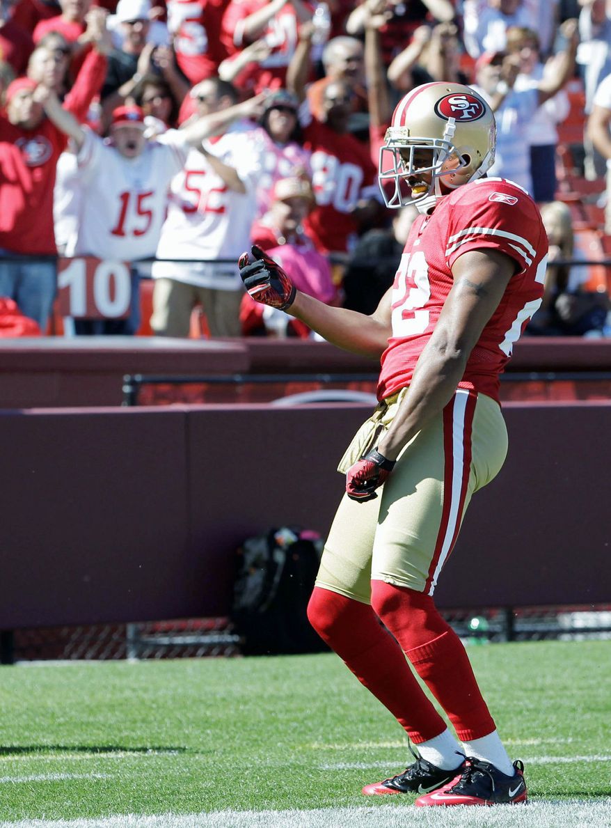 Cornerback Carlos Rogers has three interceptions in his first season with San Francisco. He had eight in six seasons with Washington. (Associated Press)