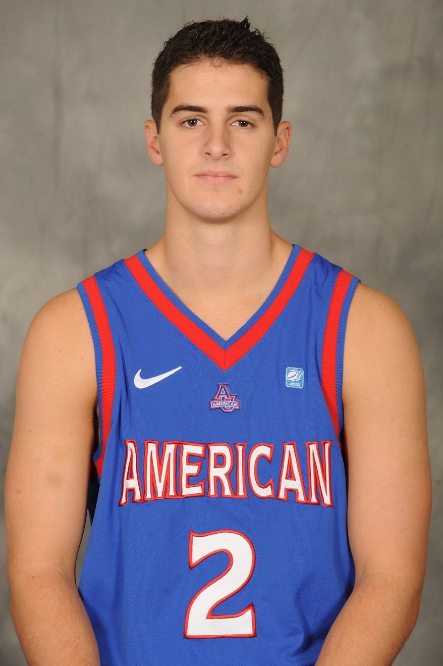 With the loss of several key players from last year's team, AU point guard Daniel Munoz will be relied on heavily this season to take the next step. (American University Athletics)