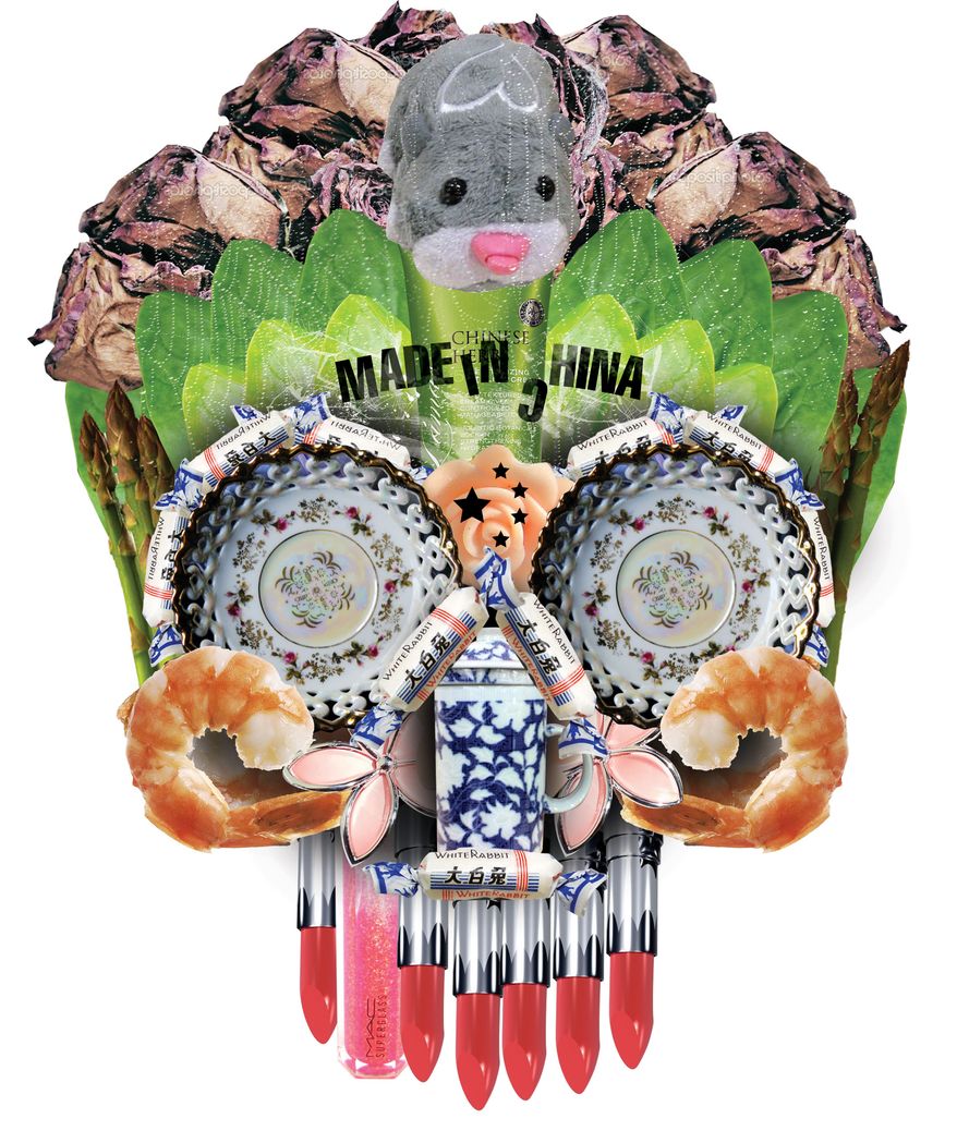 Illustration: Made in China by Linas Garsys for The Washington Times