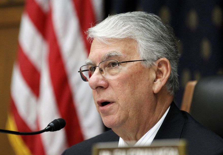 **FILE** Rep. Donald Manzullo, Illinois Republican and chairman of the Asia and the Pacific subcommittee, presides over a hearing on Capitol Hill on Sept. 21, 2011. (Associated Press)