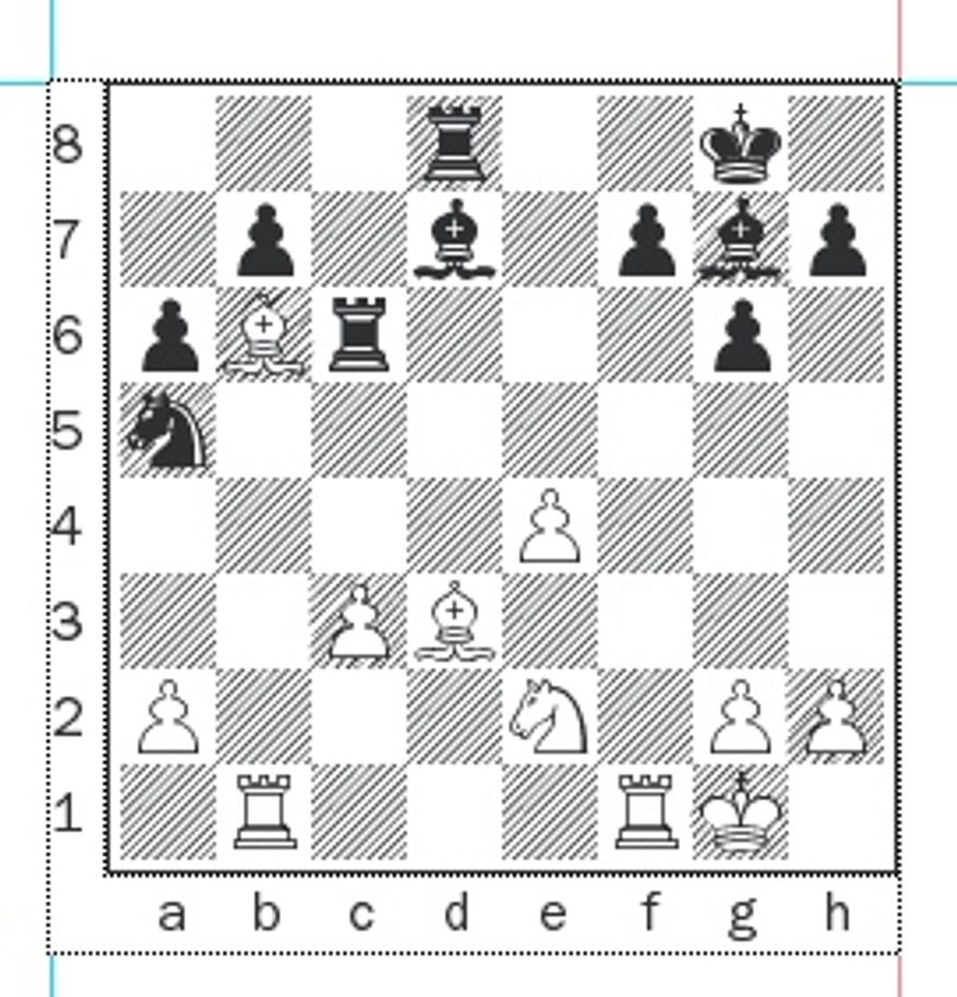 Nakamura-Svidler after 23. Bb6.