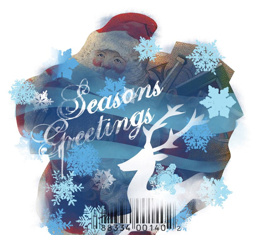 Illustration: Season's Greetings by Linas Garsys for The Washington Times
