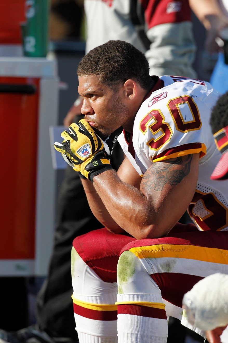 Redskins strong safety LaRon Landry has been placed on injured reserve because of a left Achilles tendon injury. (Associated Press)