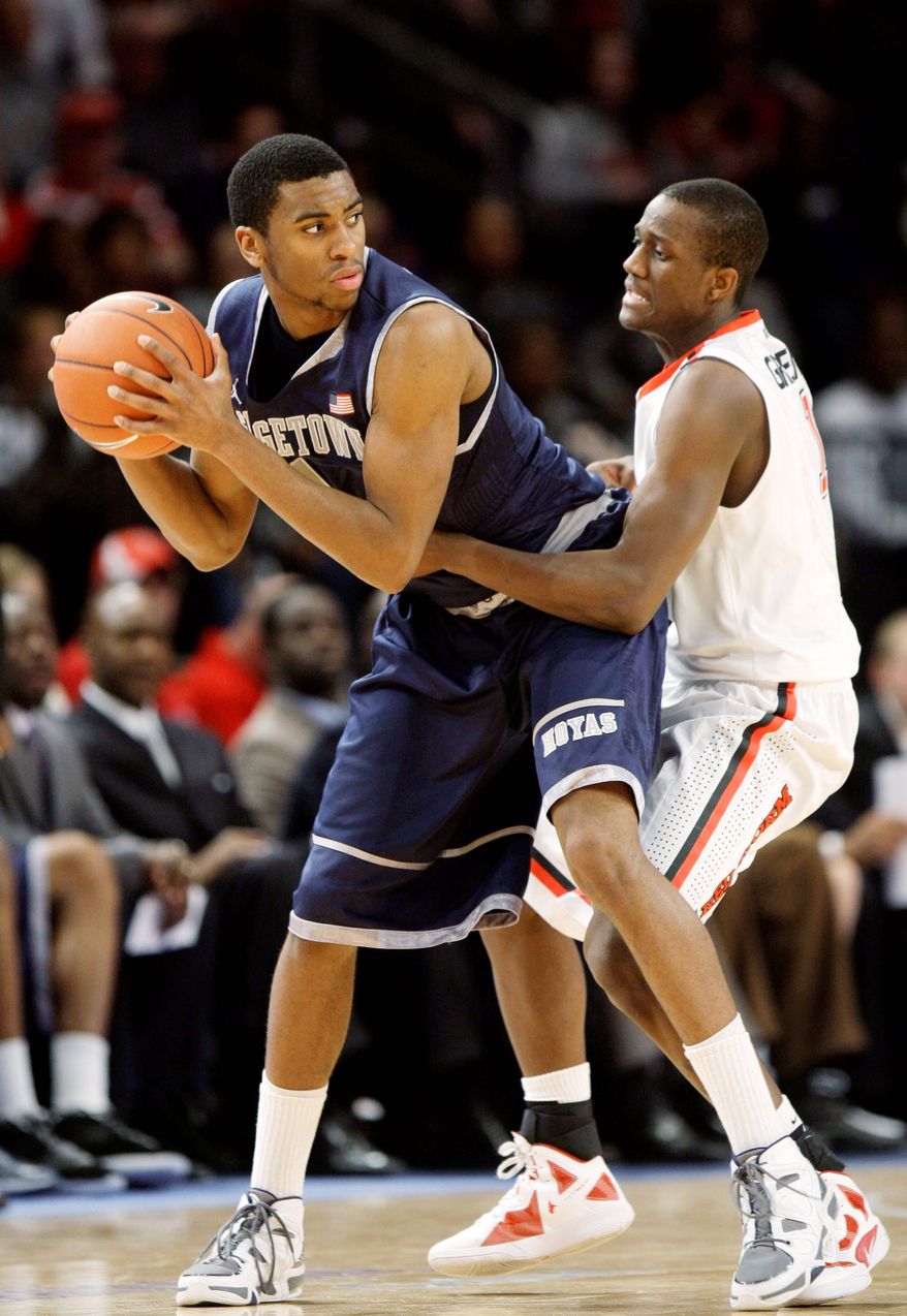 Georgetown's Hollis Thompson shook off the rust after halftime and the Hoyas pulled away for a 20-point Big East win Sunday against St. John's. (Associated Press)