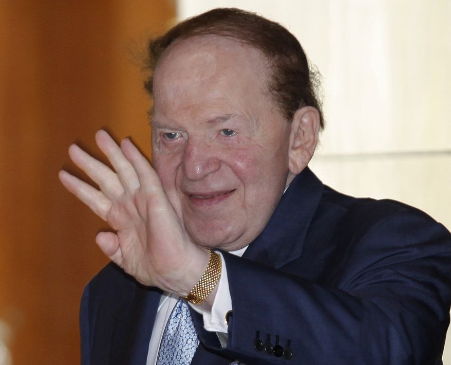 ** FILE ** Sheldon Adelson. (AP Photo, File)