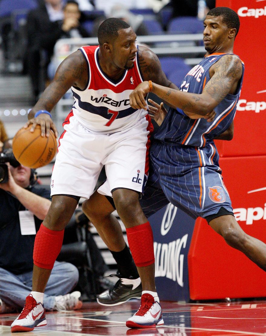 Andray Blatche's season got off to a rocky start when he tweeted his displeasure with the Wizards' coaching staff, and now he's sidelined for three to five weeks with a strained calf. (Associated Press)