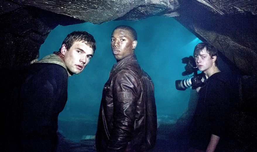 Alex Russell, Michael B. Jordan, and Dane DeHaan (from left) play teens with special powers in "Chronicle," a cleverly twisted take on the superhero origin story. (20th Century Fox via Associated Press)
