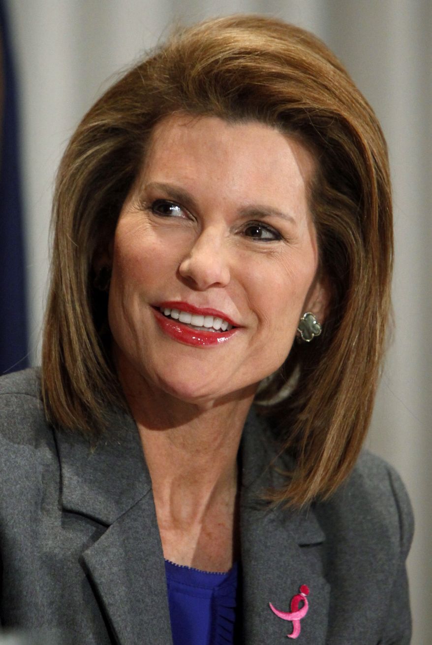 ** FILE ** In a Monday, Nov. 23, 2009, file photo, Nancy Brinker, founder and CEO of Susan G. Komen for the Cure, speaks at the National Press Club in Washington. (AP Photo/Haraz N. Ghanbari, File)