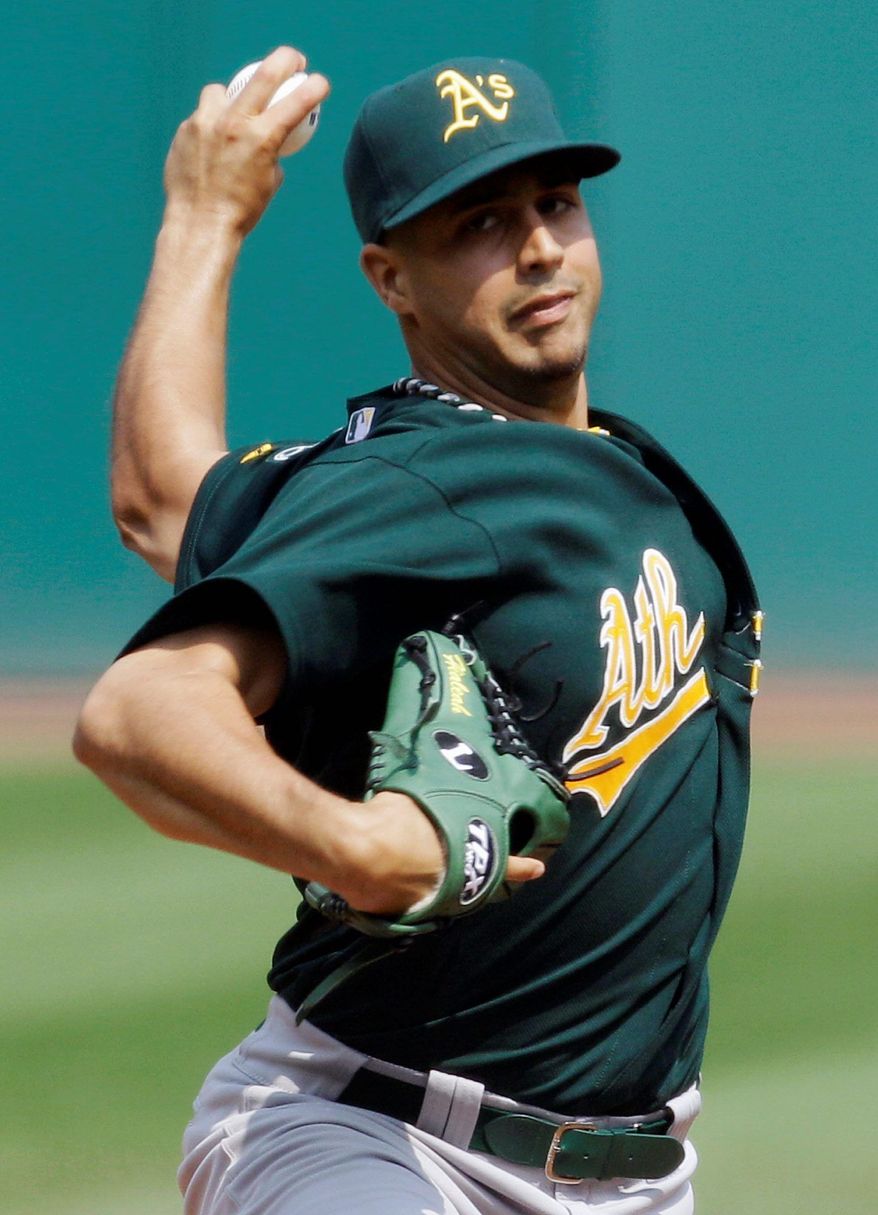 Washington had the No. 1 farm system in a ranking by Baseball America before the Nationals traded a package of top prospects to Oakland for left-hander Gio Gonzalez. (Associated Press)