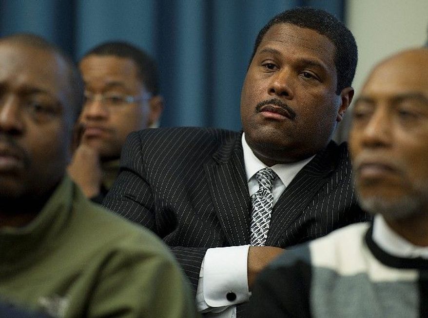 Emmanuel S. Bailey was brought on as a local subcontractor after the D.C. Lottery contract for online gaming was awarded despite having no ties to gambling in his business background. (Barbara L. Salisbury/The Washington Times)