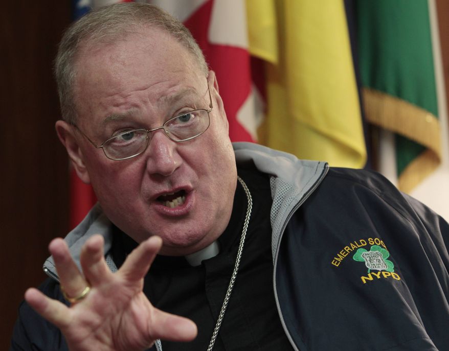 Archbishop of New York Timothy Dolan (AP Photo/Gregorio Borgia)